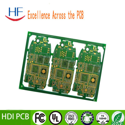 94V0 HDI 銅回路板 カスタムPCB印刷 シングルパネル 1mm レッドオイル