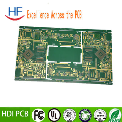 HDI 8層 多層 PCB回路板 浸透 金 表面仕上げ