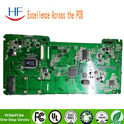 1.2MM LED PCB組立板 硬い双面浸透金 FR4