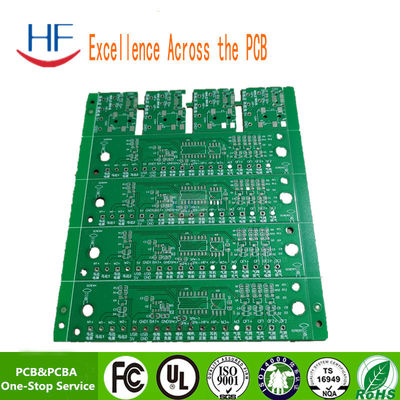 2 面 FR4 PCB板 グリーンソルダーマスク 1-4オンス 銅厚さ