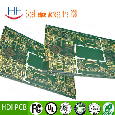 6層HDI PCB製造回路板 94v 0 グリーン FR4 1OZ
