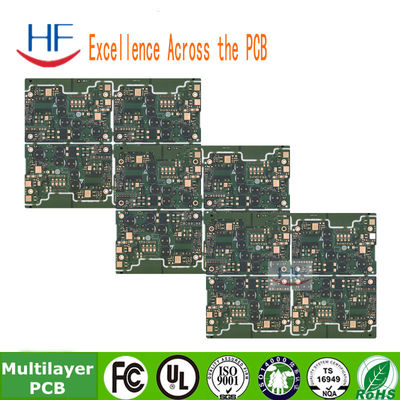 グリーンソルダーマスク 多層PCB回路板 6層 Fr4 ベース素材 1OZ 多層PCB設計