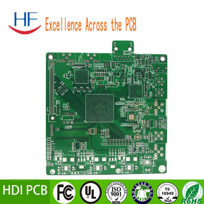 浸透金 12層 Fr4 1.6mm HDI 硬柔性PCBボード
