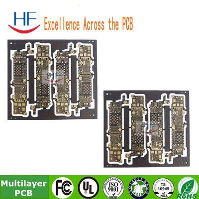 6層多層PCB印刷回路板 Fr4 ベース素材 浸透金 表面